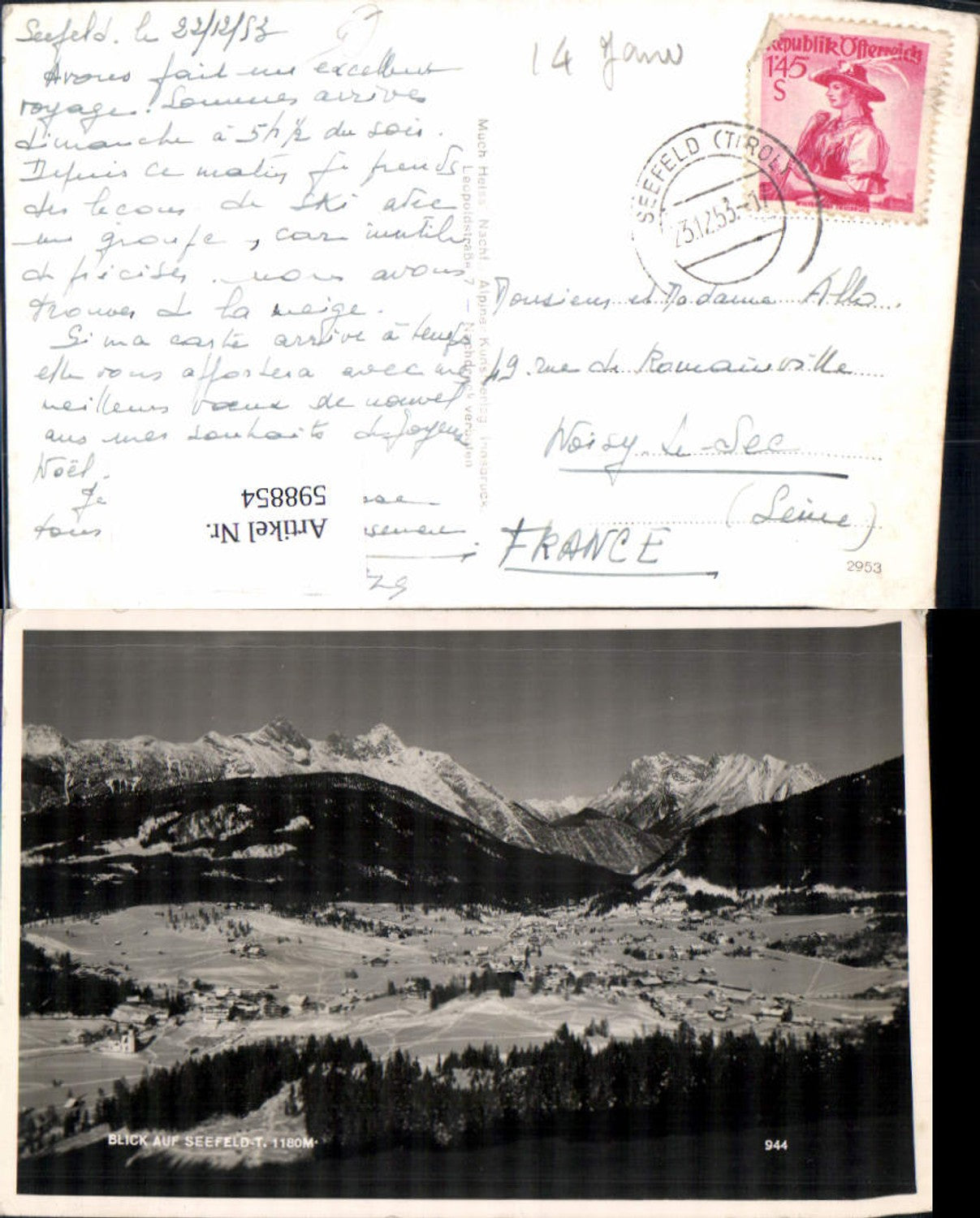 Alte Ansichtskarte – Old Postcard