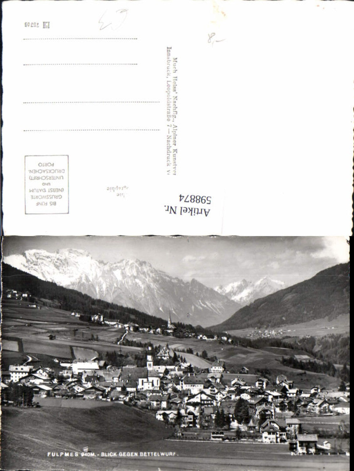 Alte Ansichtskarte – Old Postcard