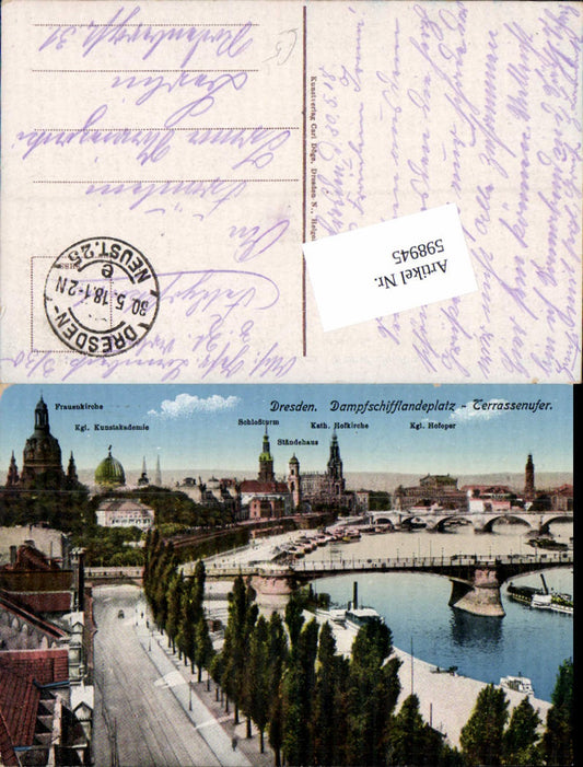 598945,Dresden Dampfschifflandeplatz Terrassenufer Schiff Dampfer Brücke