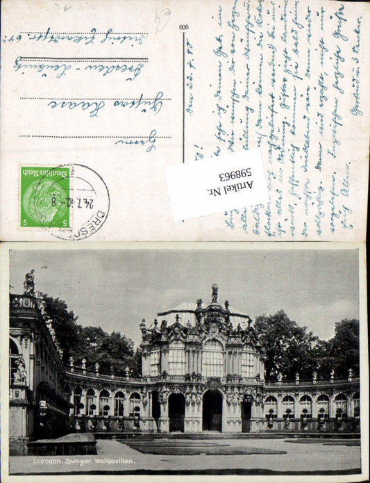 598963,Dresden Zwinger Wallpavillon