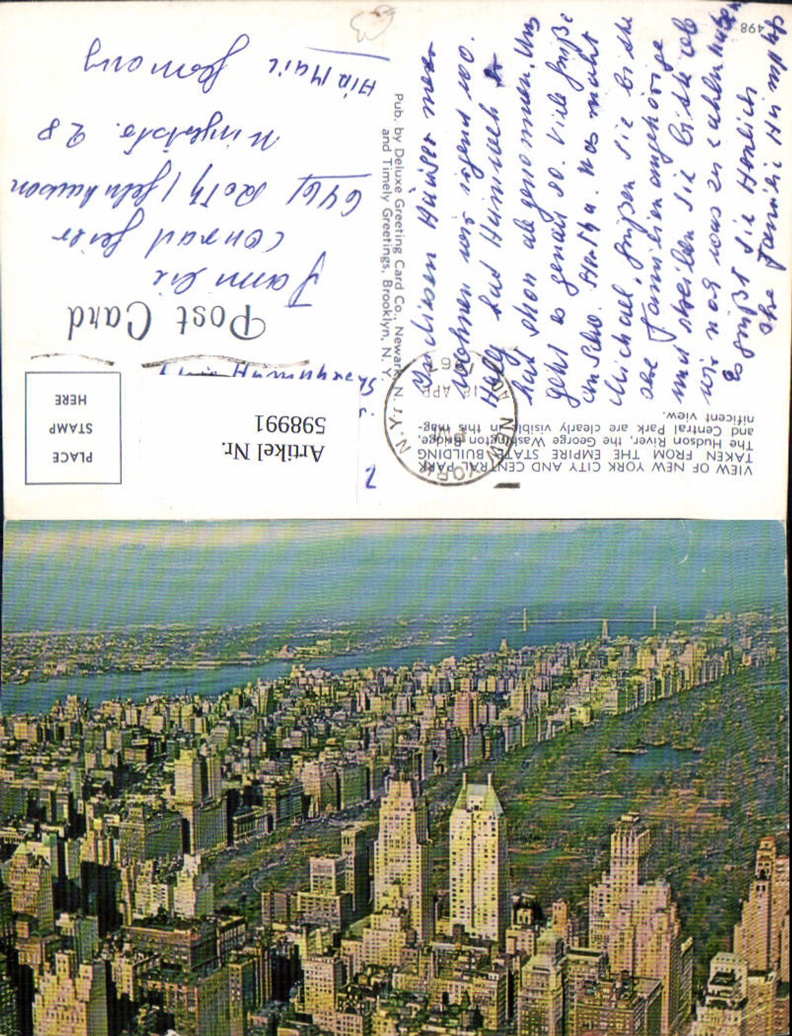 Alte Ansichtskarte – Old Postcard