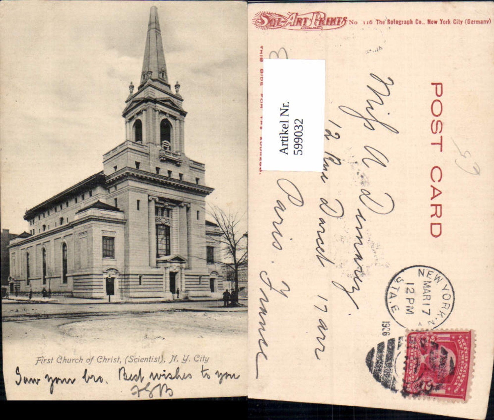 Alte Ansichtskarte – Old Postcard