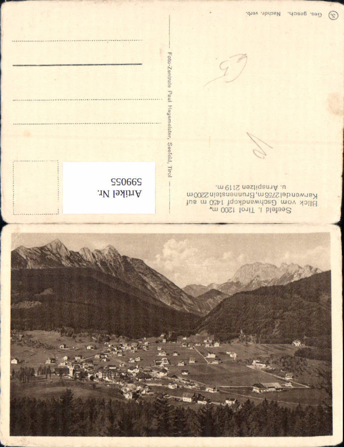 Alte Ansichtskarte – Old Postcard