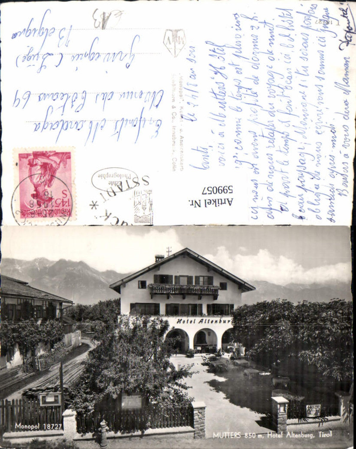 Alte Ansichtskarte – Old Postcard