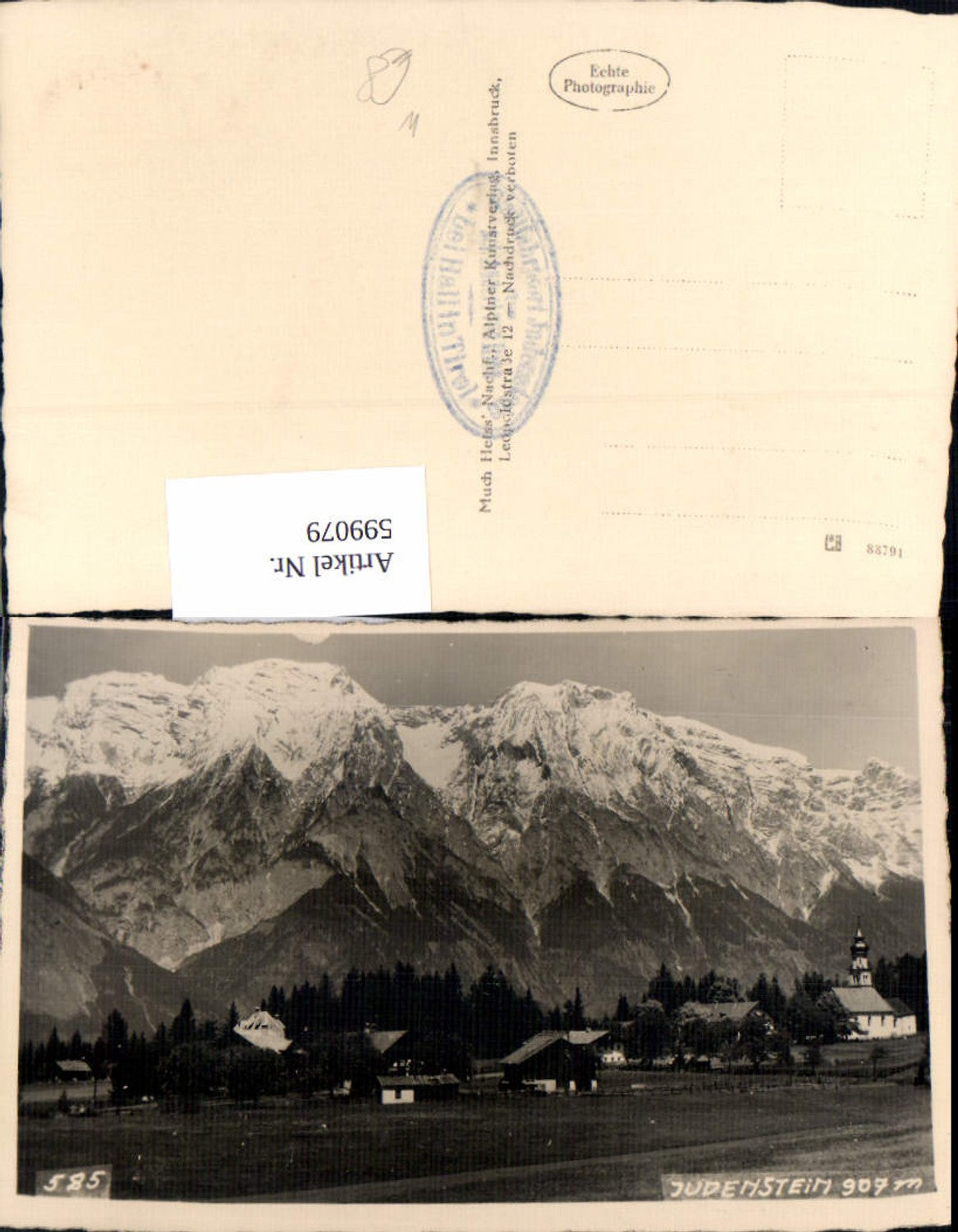 Alte Ansichtskarte – Old Postcard