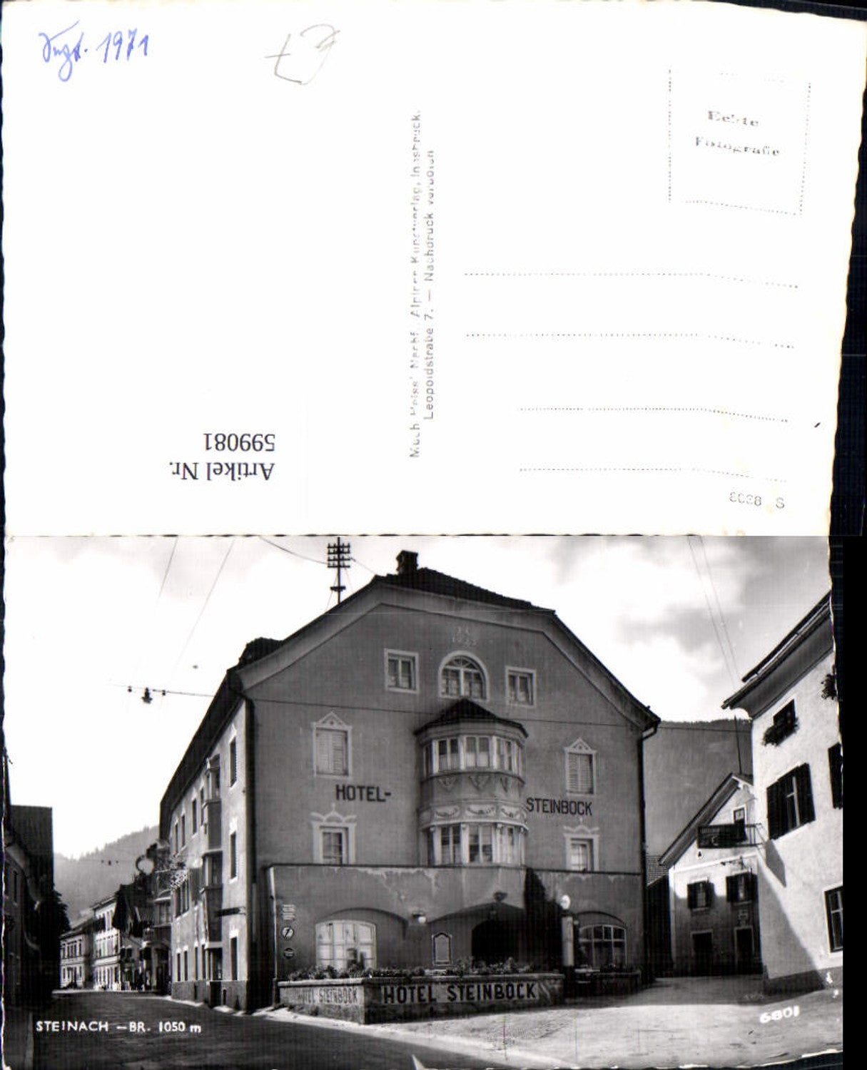 Alte Ansichtskarte – Old Postcard