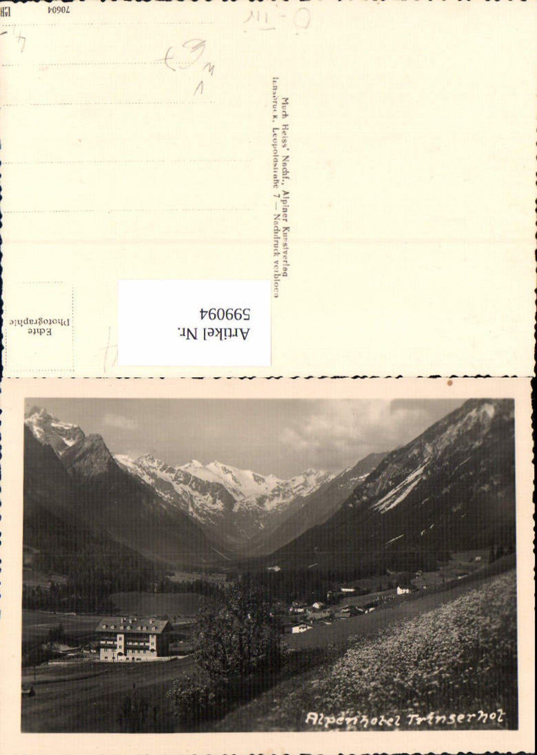 Alte Ansichtskarte – Old Postcard