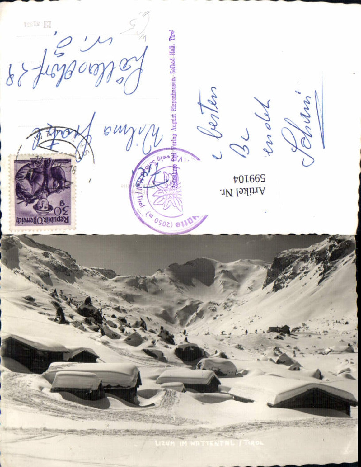 Alte Ansichtskarte – Old Postcard