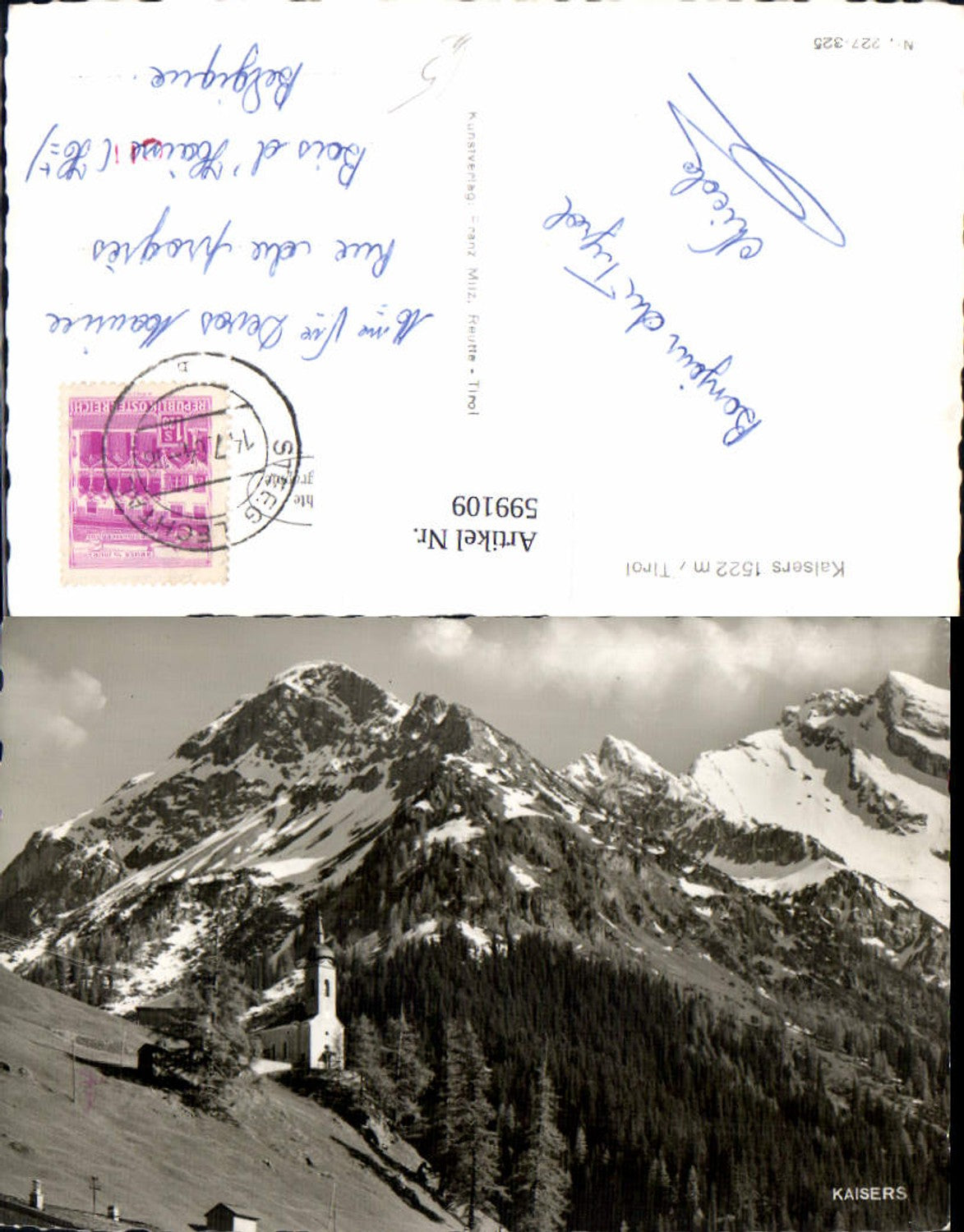 Alte Ansichtskarte – Old Postcard