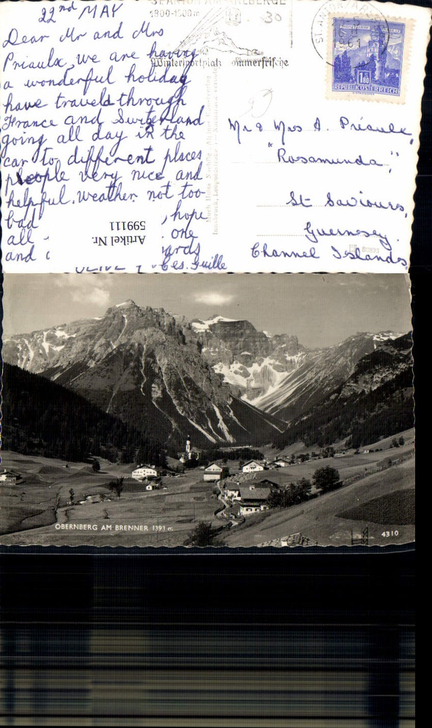 Alte Ansichtskarte – Old Postcard