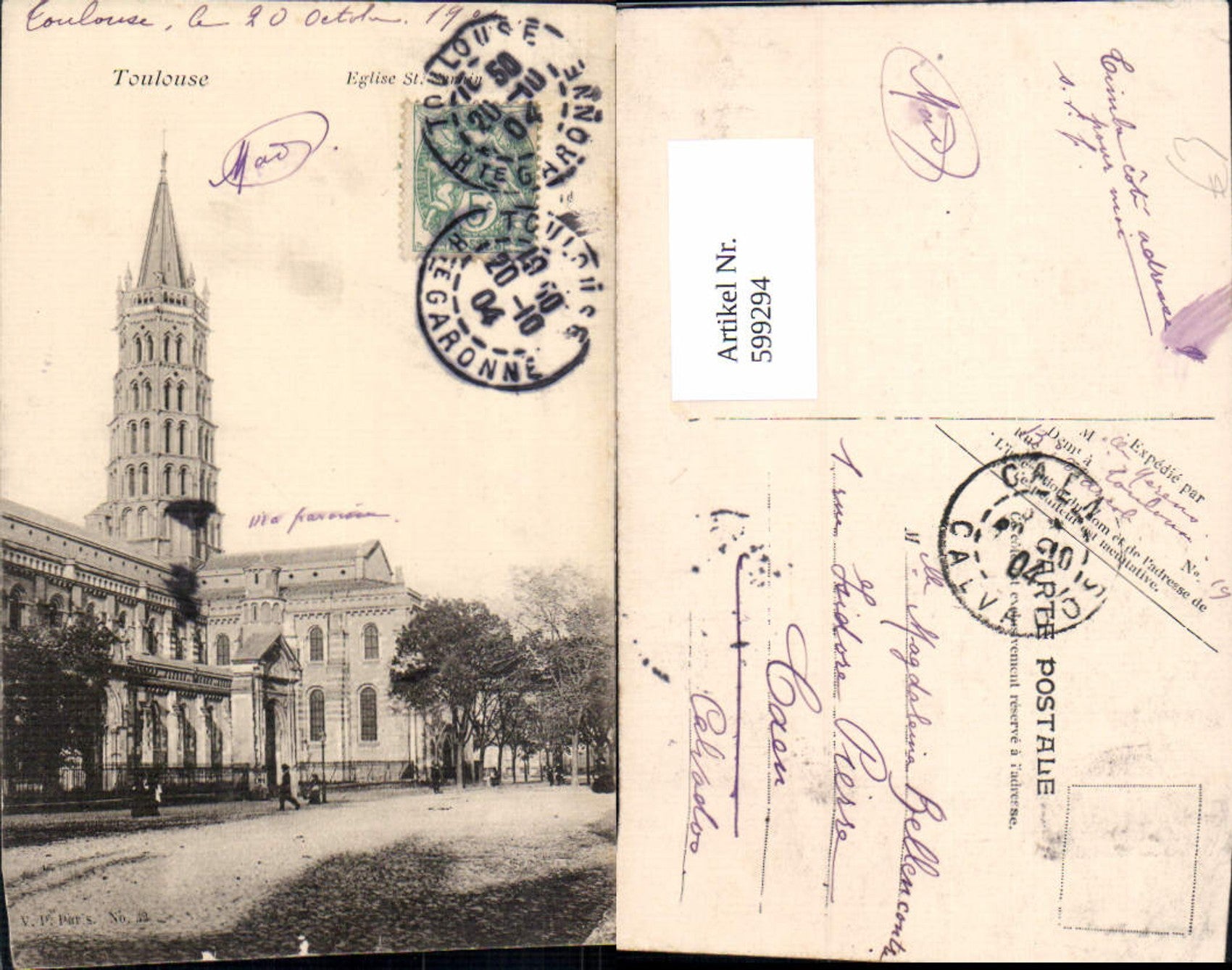 Alte Ansichtskarte – Old Postcard