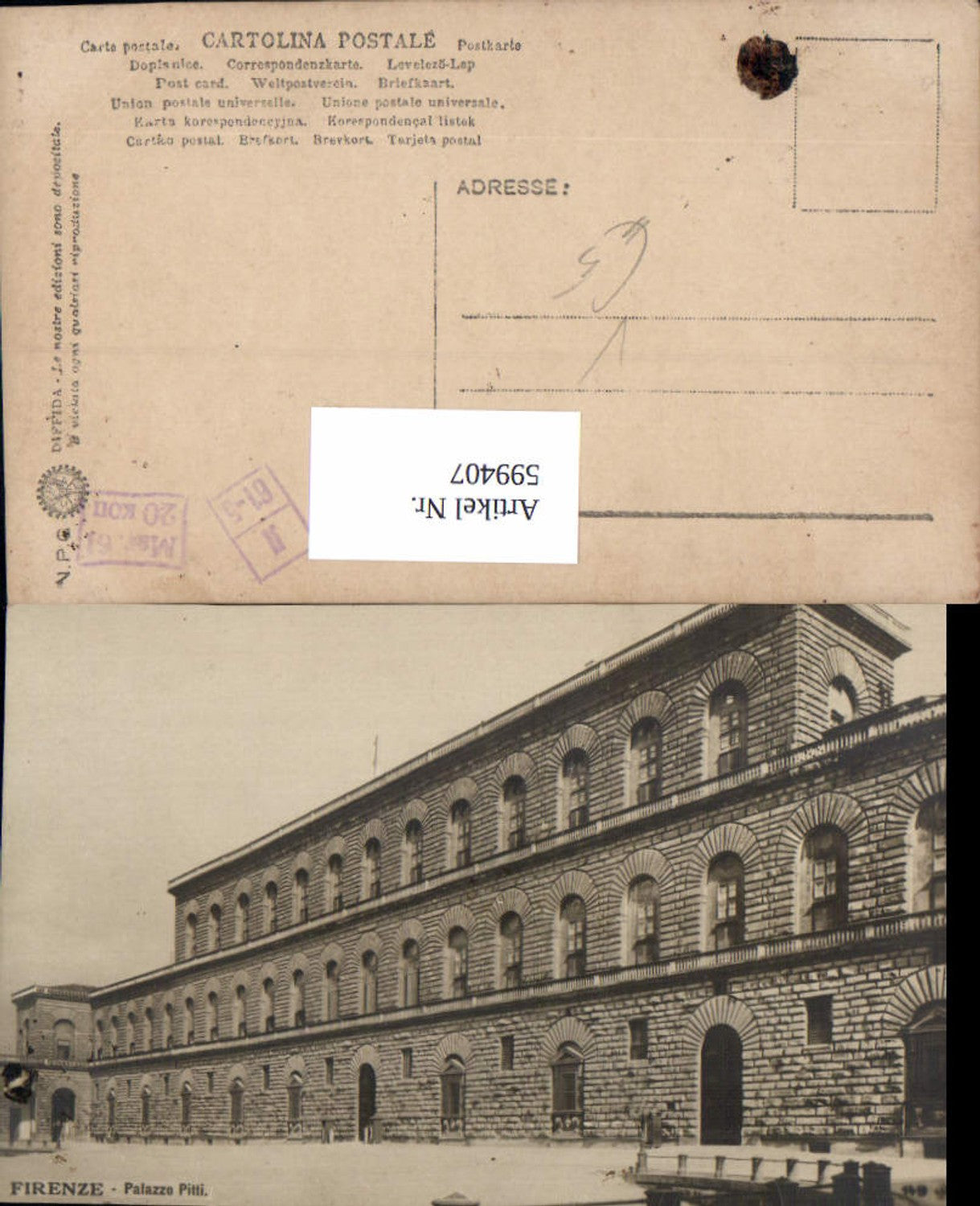 Alte Ansichtskarte – Old Postcard