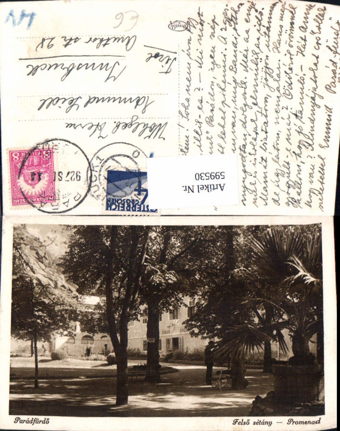 Alte Ansichtskarte – Old Postcard