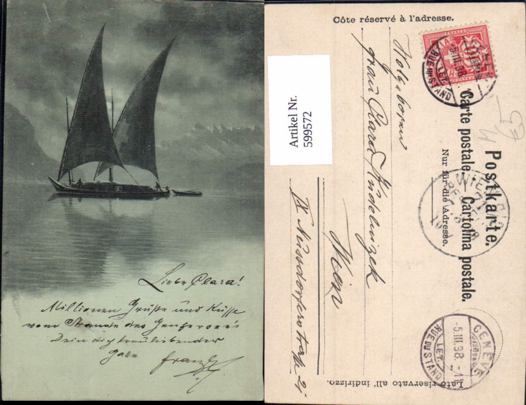 Alte Ansichtskarte – Old Postcard