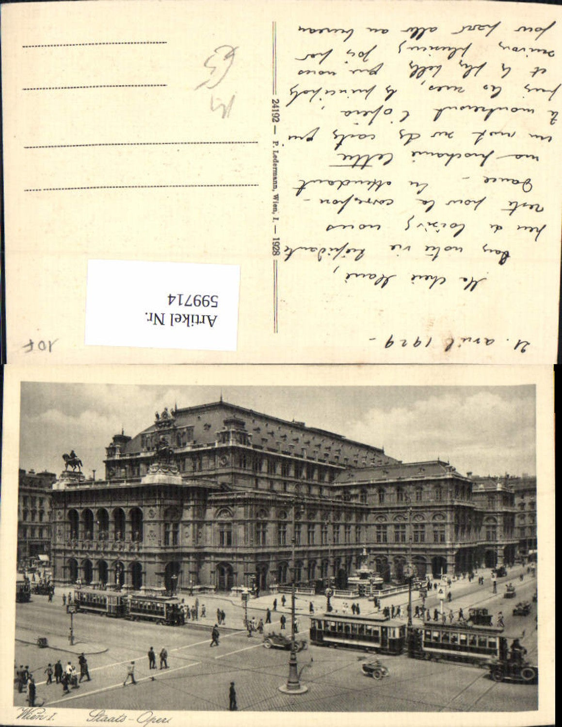Alte Ansichtskarte – Old Postcard