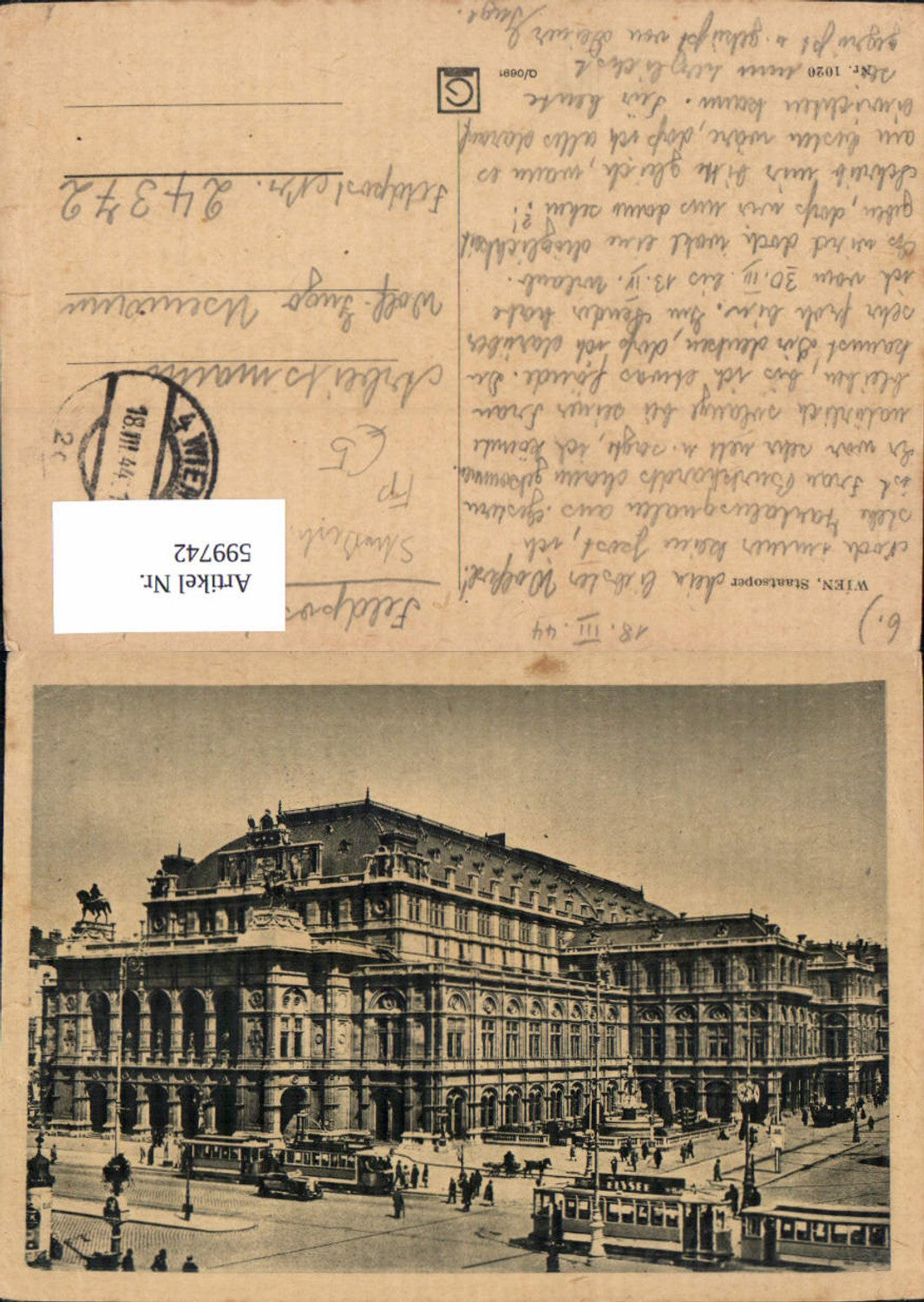 Alte Ansichtskarte – Old Postcard