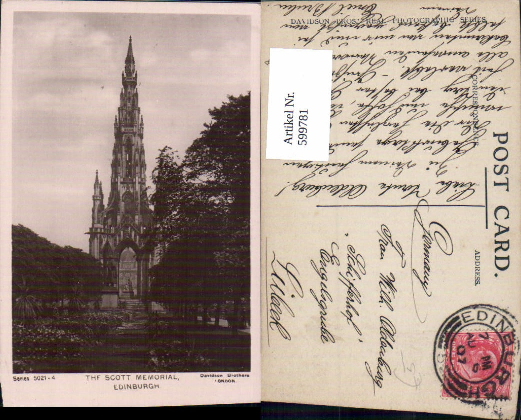 Alte Ansichtskarte – Old Postcard