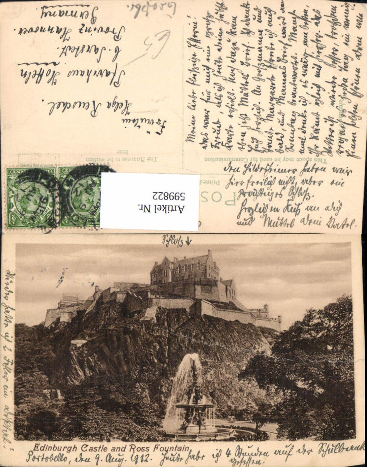 Alte Ansichtskarte – Old Postcard