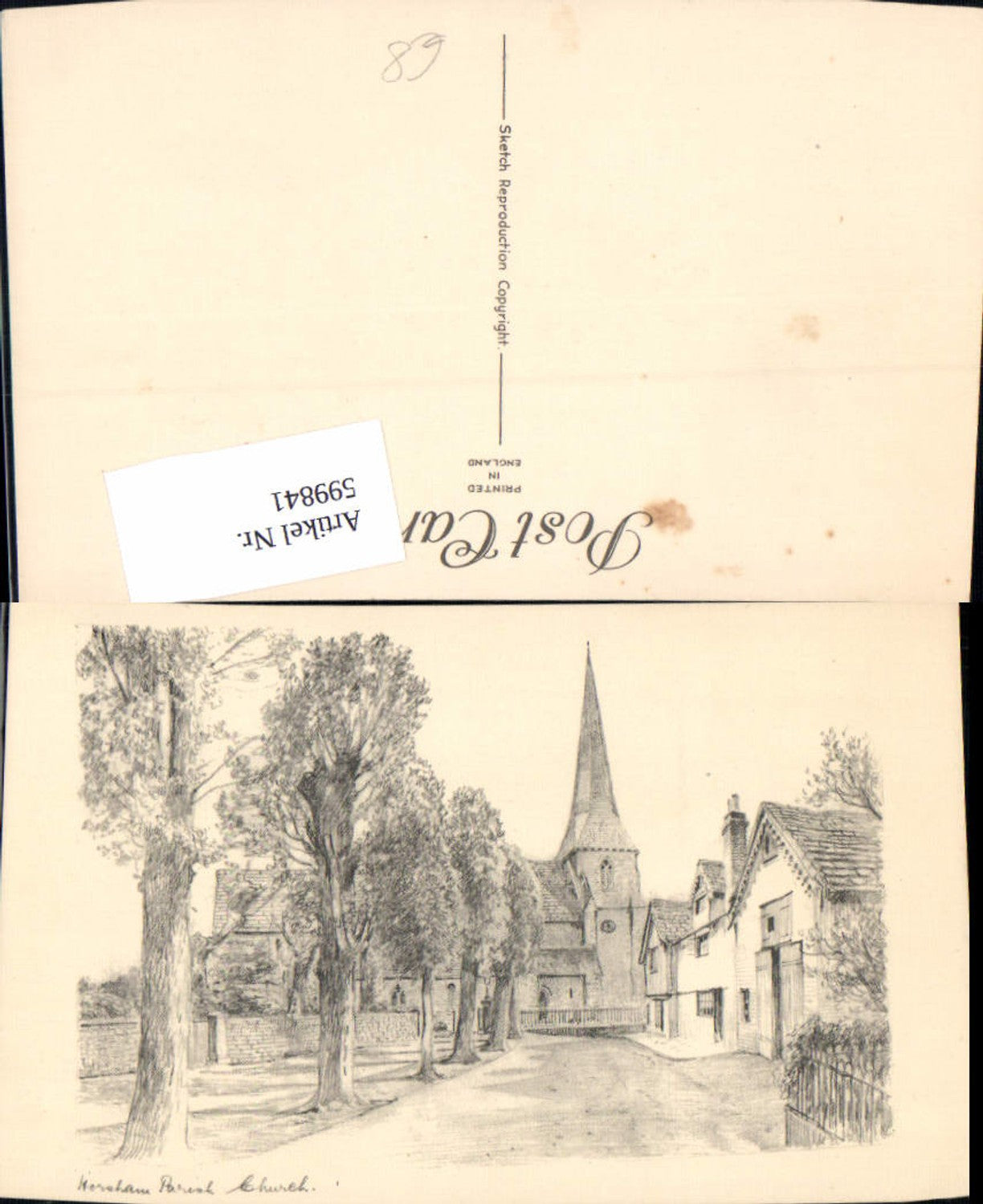 Alte Ansichtskarte – Old Postcard