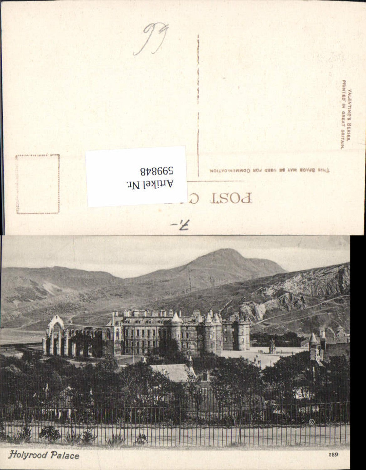 Alte Ansichtskarte – Old Postcard