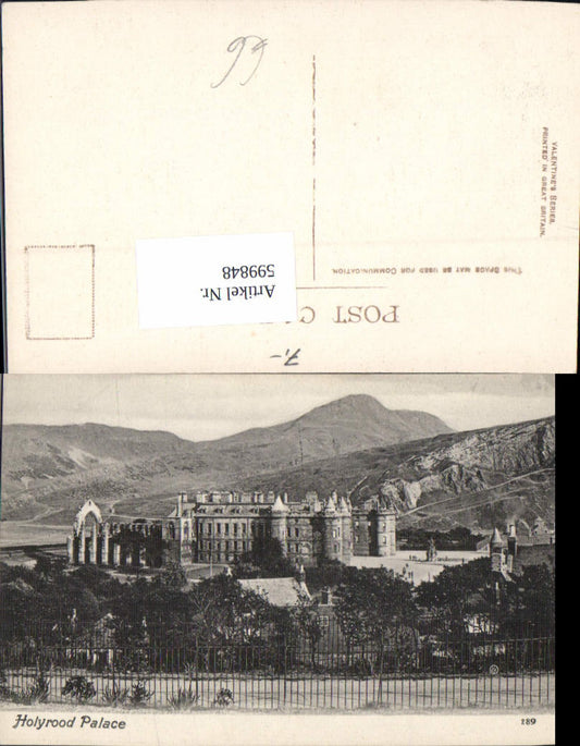 Alte Ansichtskarte – Old Postcard