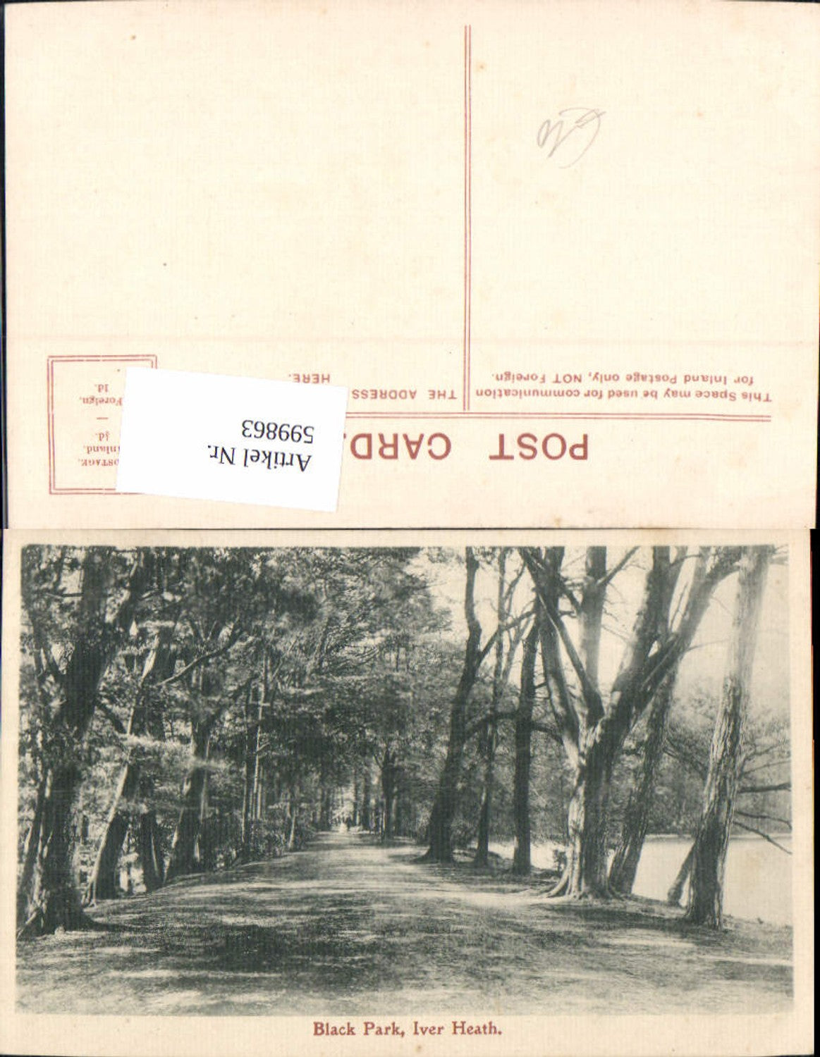 Alte Ansichtskarte – Old Postcard