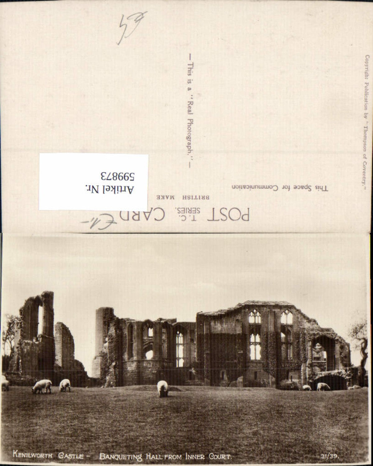 Alte Ansichtskarte – Old Postcard