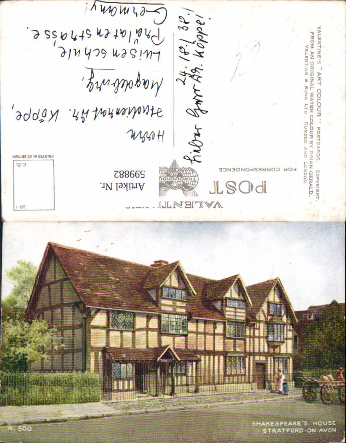 Alte Ansichtskarte – Old Postcard