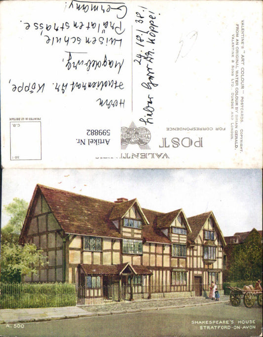 Alte Ansichtskarte – Old Postcard