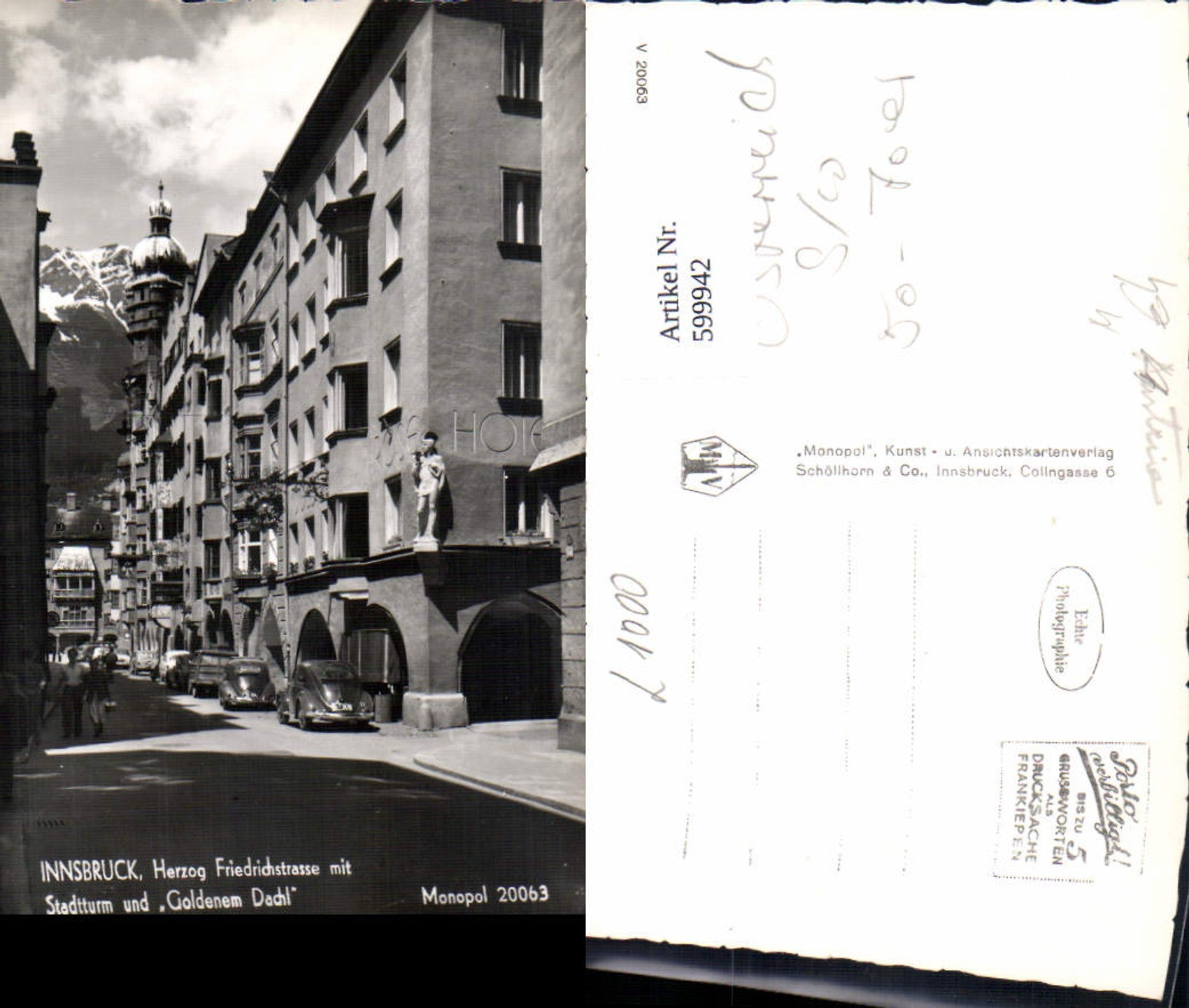 Alte Ansichtskarte – Old Postcard