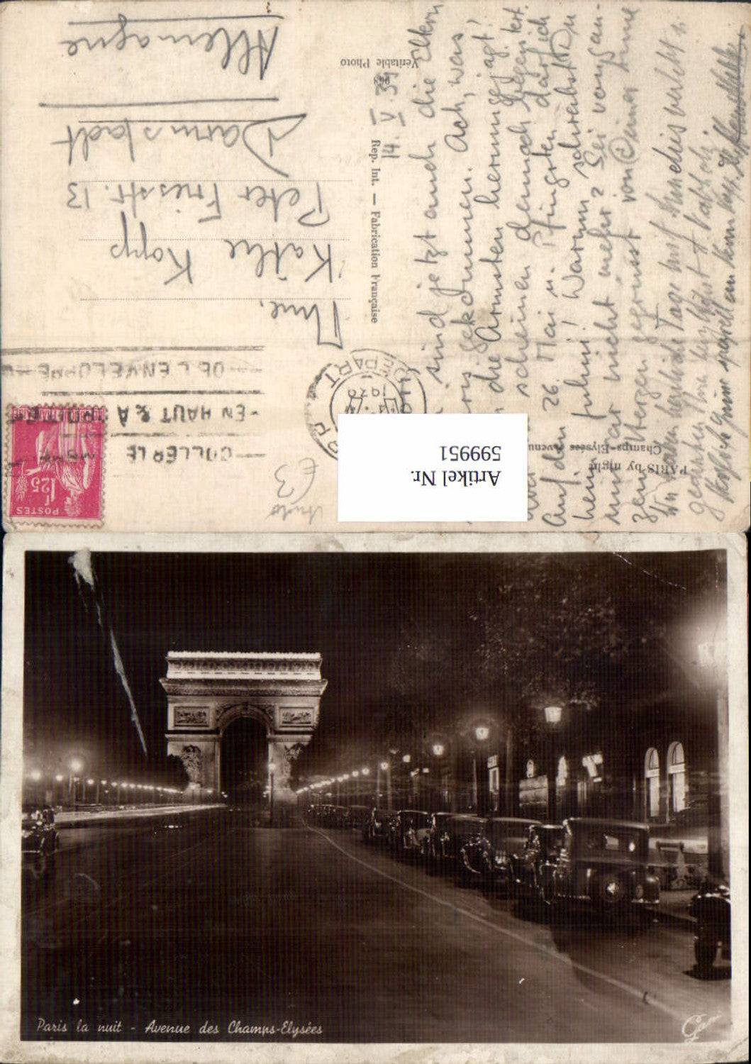 Alte Ansichtskarte – Old Postcard