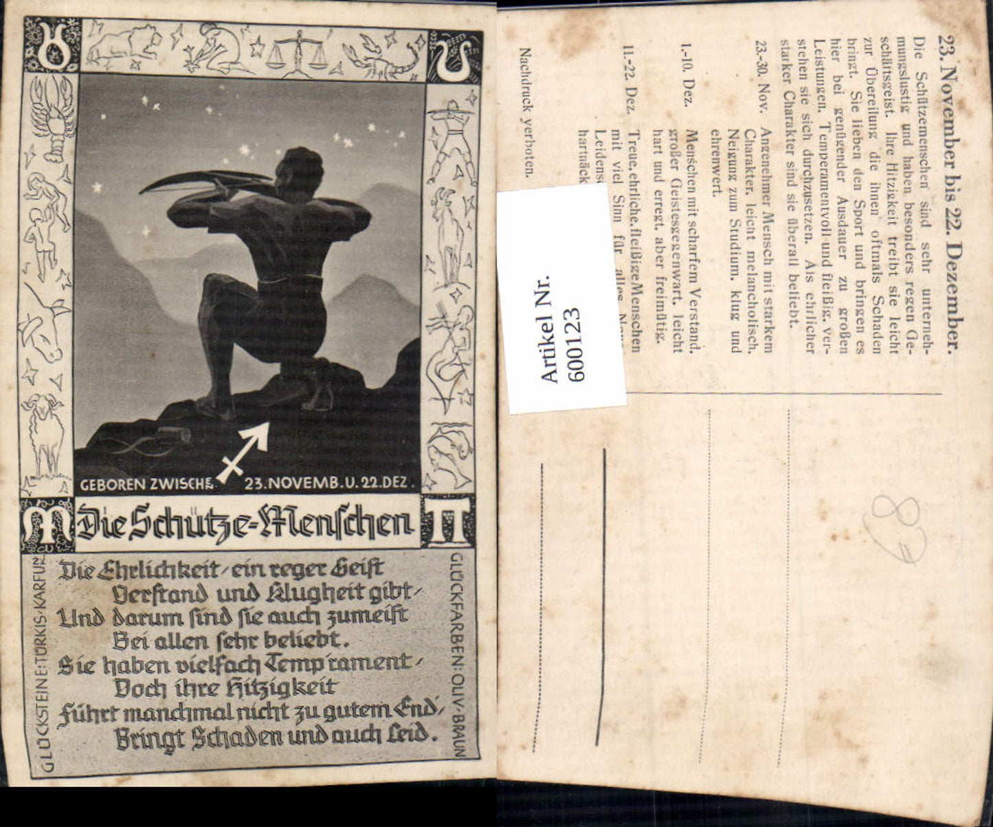 Alte Ansichtskarte – Old Postcard