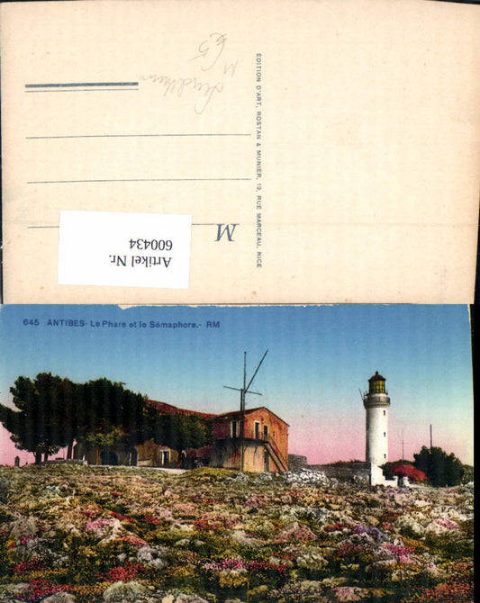600434,Leuchtturm Antibes Le Phare et le Semaphore