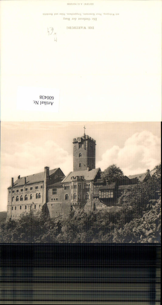 600438,Foto Ak Die Wartburg Ostfront Burg Eisenach