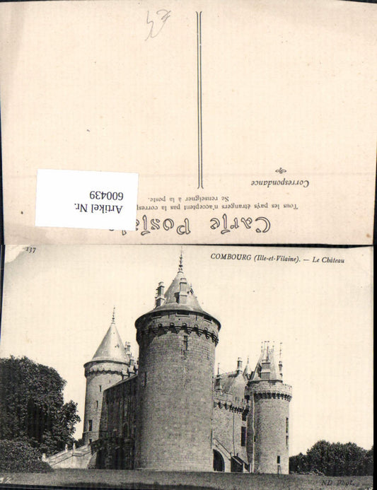 600439,Combourg Ille-et-Vilaine Le Chateau Schloss France