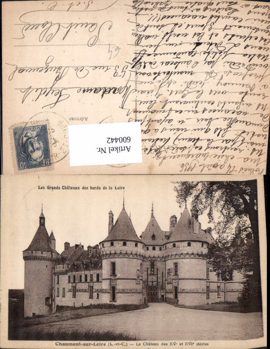 600442,Chaumont-sur-Loire Le Chateau Schloss France