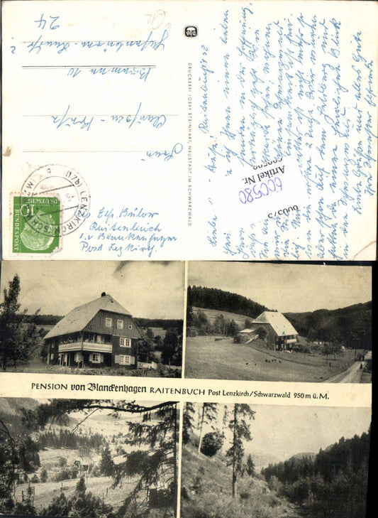 600580,Raitenbuch bei Lenzkirch im Schwarzwald Pension Blanckenhagen