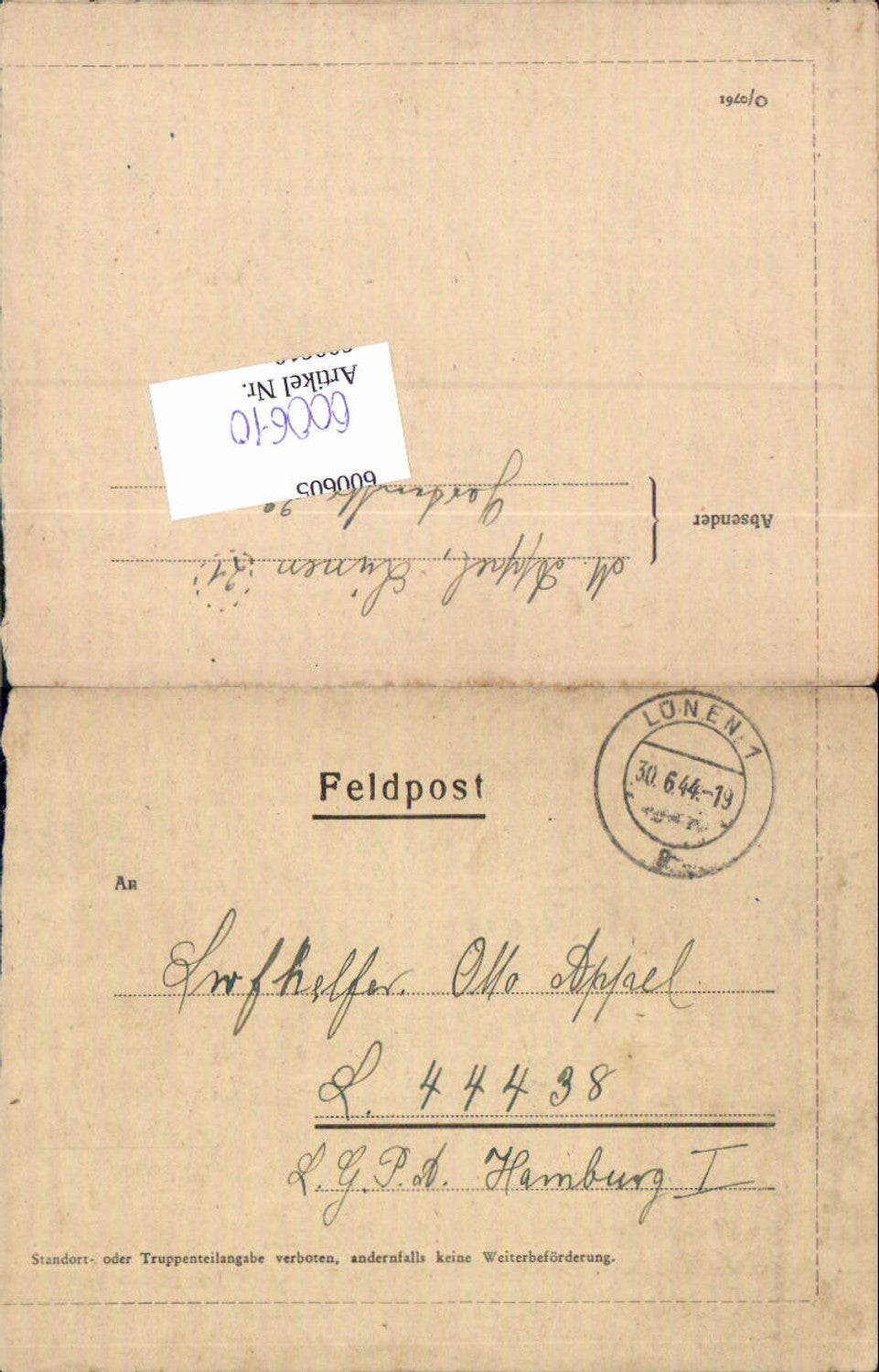 Alte Ansichtskarte – Old Postcard