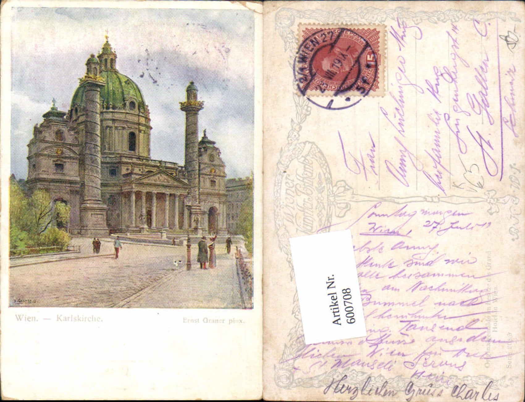 Alte Ansichtskarte – Old Postcard