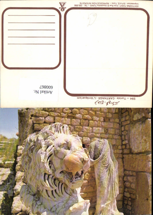 600867,Carthage L Antiquarium Tunisia