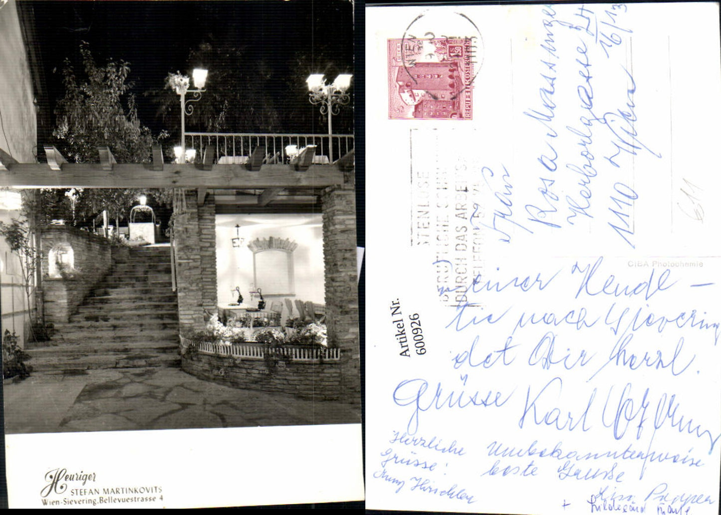 Alte Ansichtskarte – Old Postcard