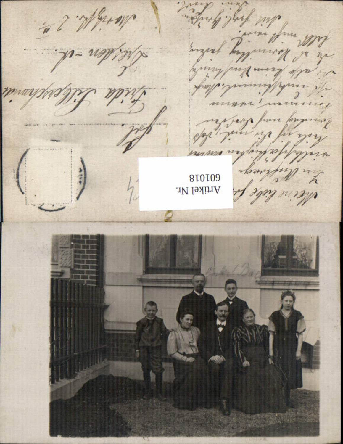 601018,Foto Ak Familie v. Haus