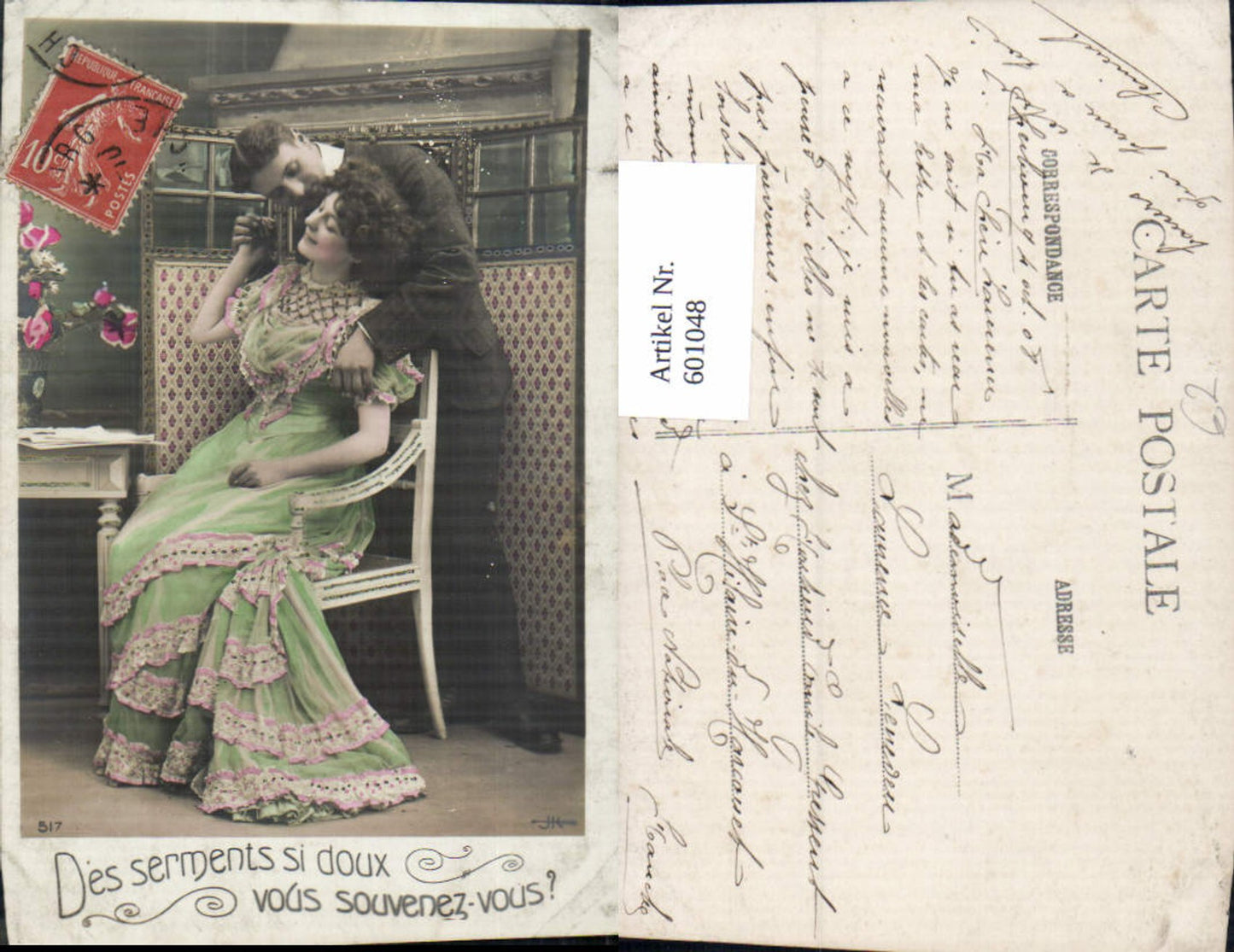 601048,Paar Liebe Händchenhalten Kuss a. Wange Des serments di doux vous souvenez-vous
