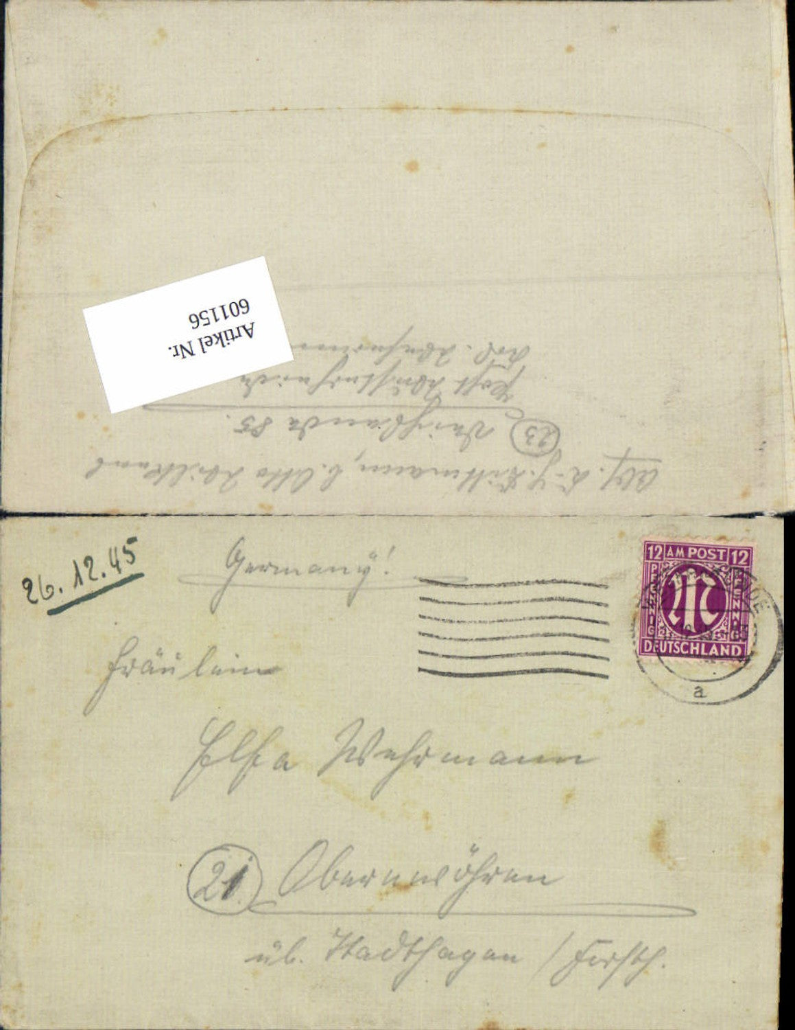 Alte Ansichtskarte – Old Postcard