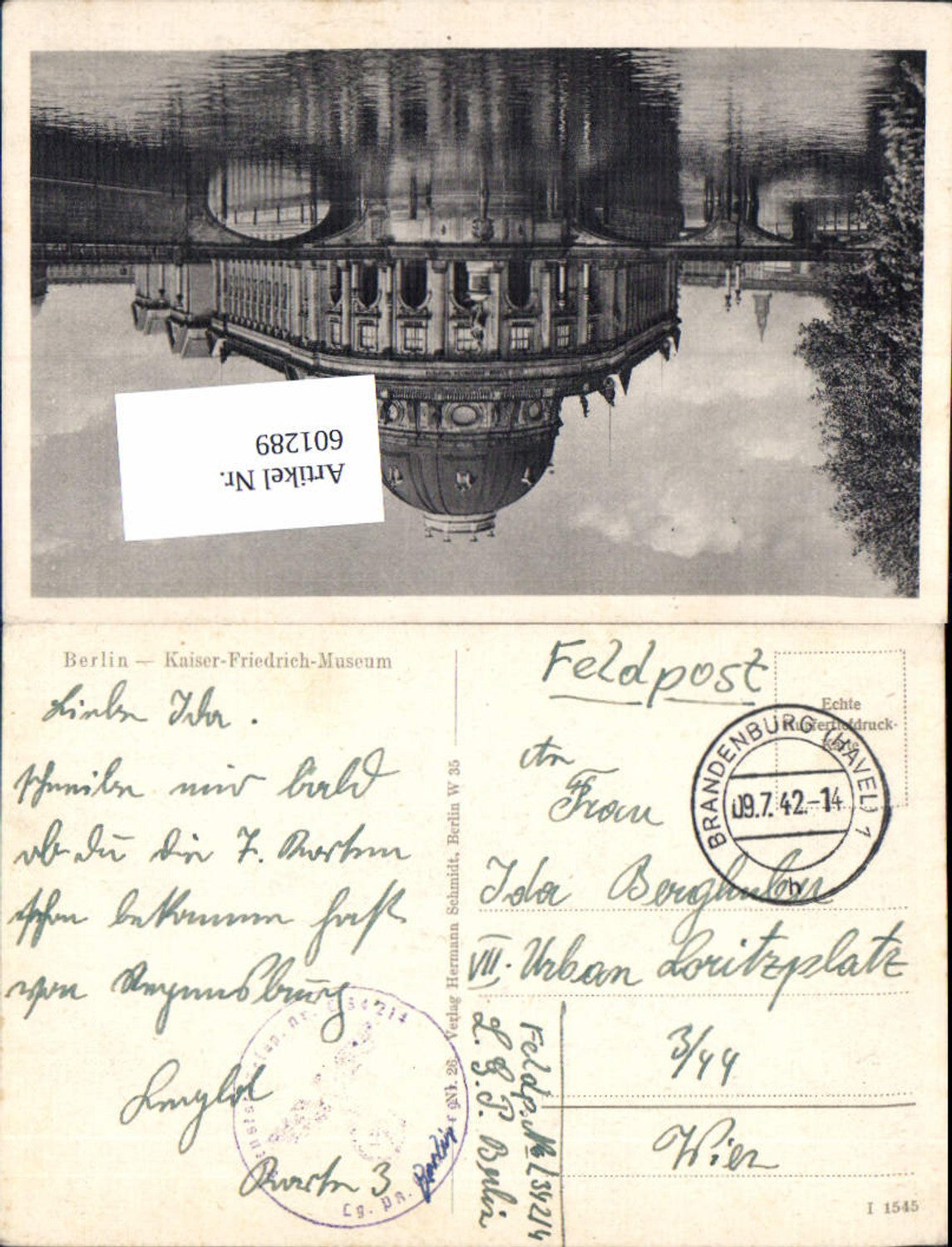 Alte Ansichtskarte – Old Postcard