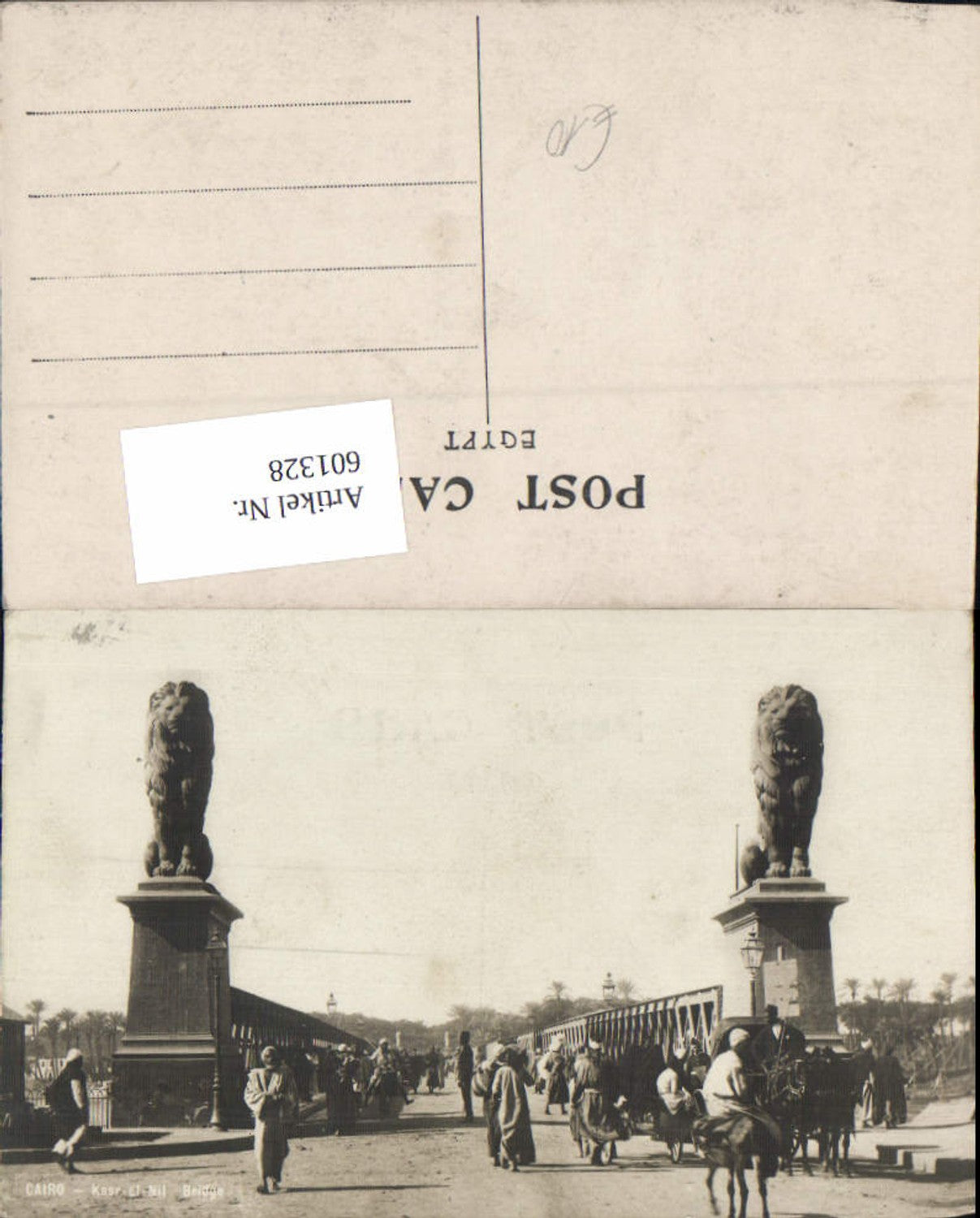 601328,Egypt Cairo Kairo Kasr el nil Bridge Brücke Straßenansicht