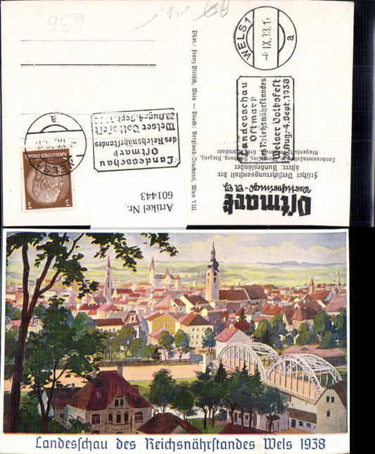 601443,Ostmark Landesschau Reichsnährstandes Wels 1938 Ausstellung