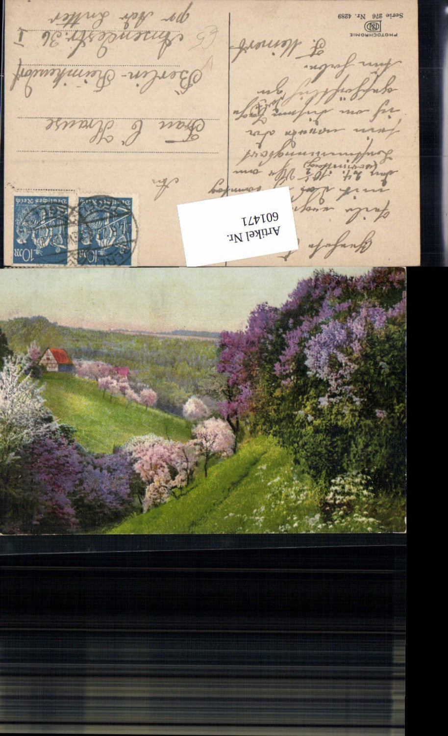601471,Photochromie Nenke & Ostermaier 276-4289 Landschaft Flieder