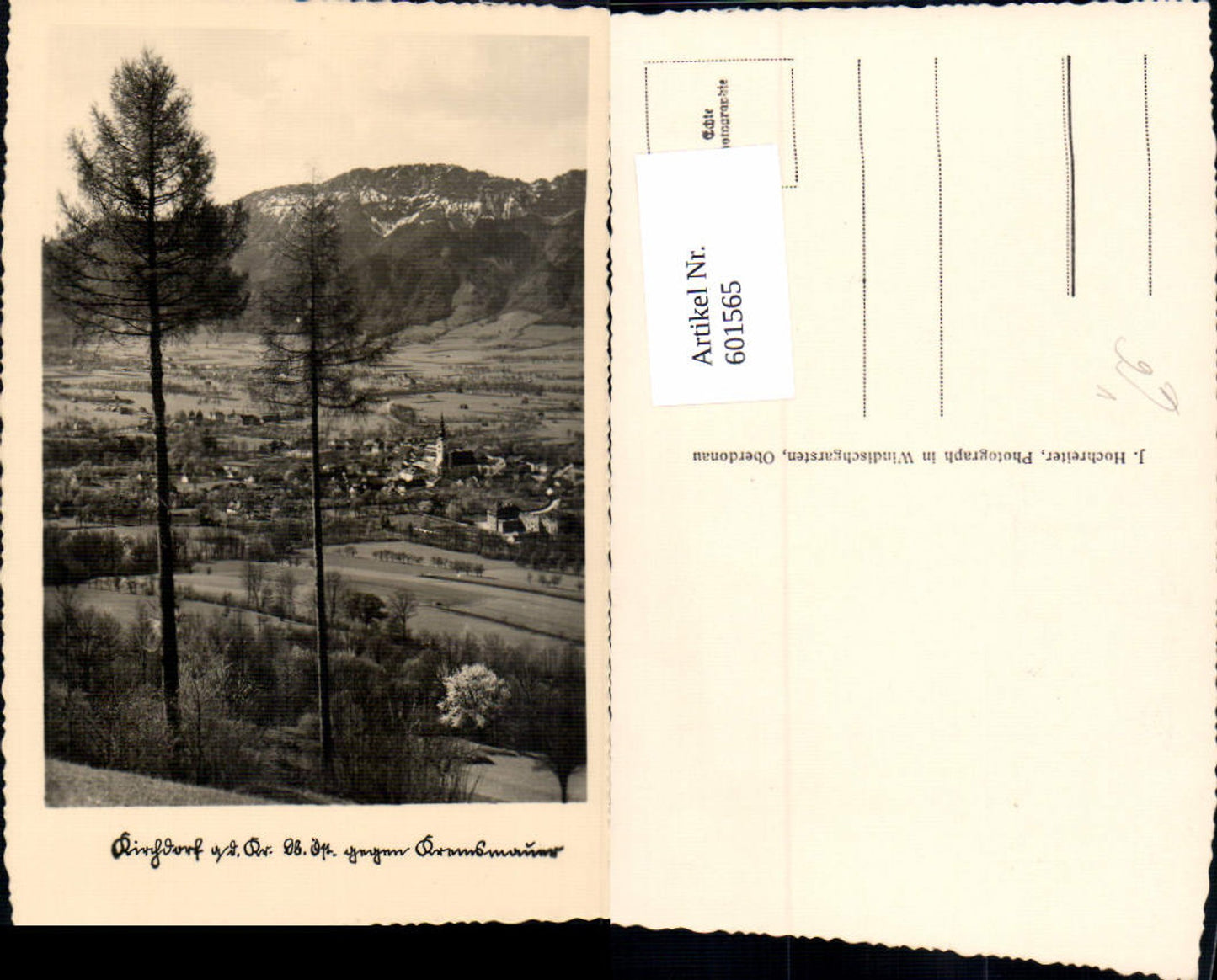 601565,Foto Ak Kirchdorf a. d. Krems Ansicht pub J. Hochreiter