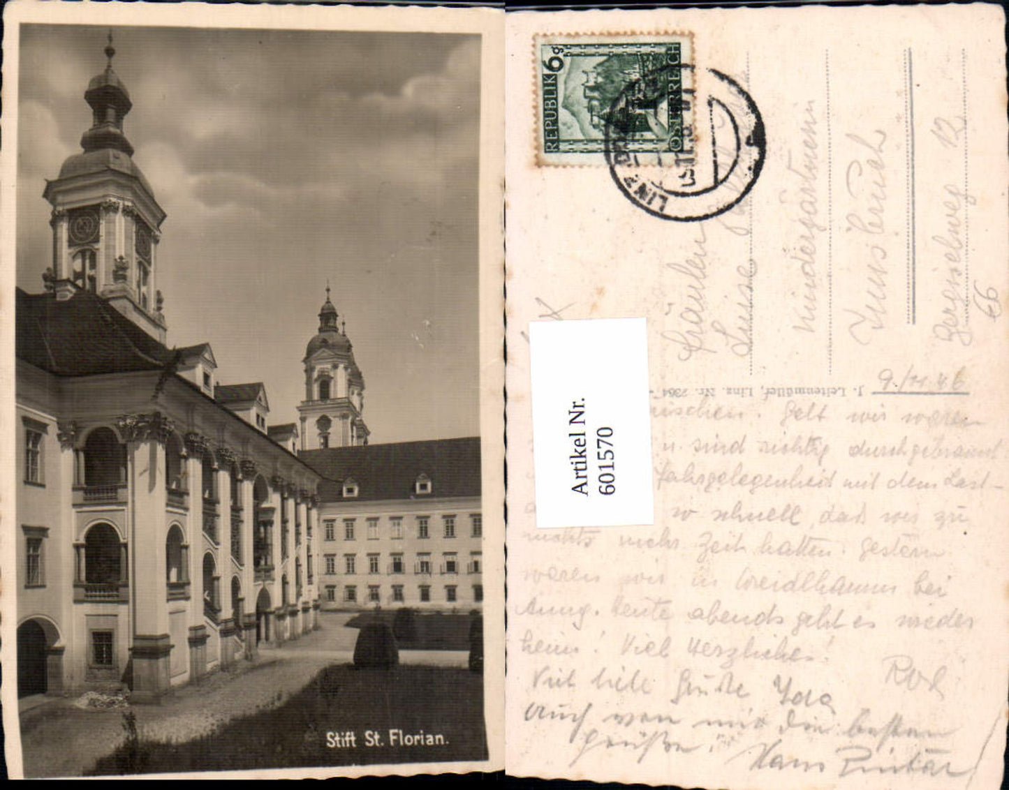 601570,Stift St Florian Ansicht